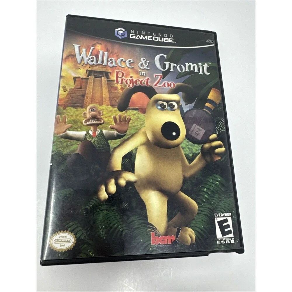 Wallace And Gromit In Project Zoo Nintendo GameCube, 2003 Tested & Working